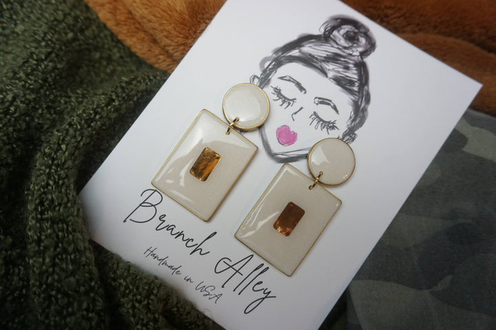 Greta in Gold Earrings