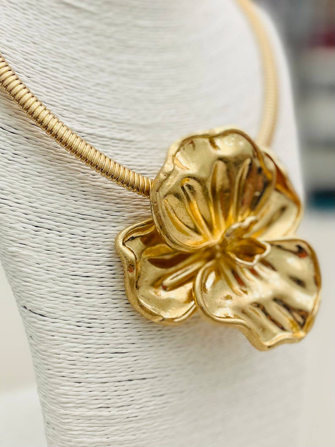 Magnolia Flower Necklace