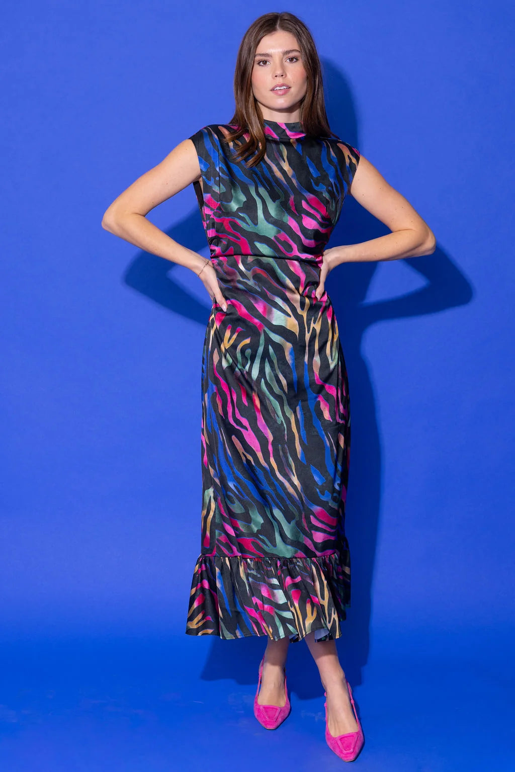 Estelle Dress | Prism Zebra