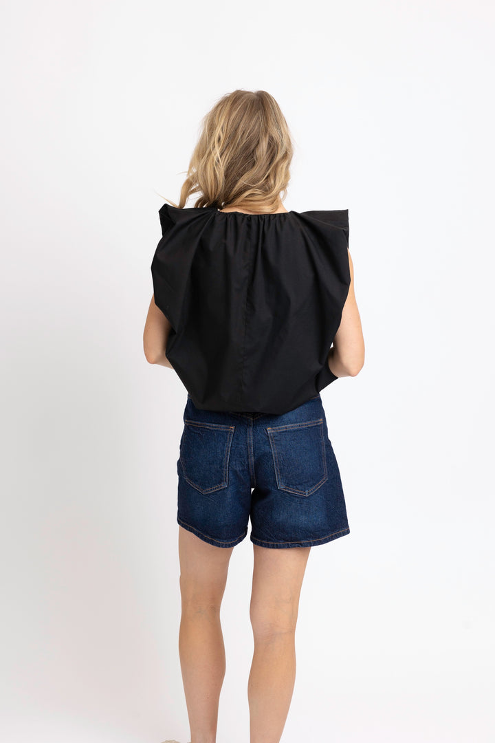 The Everyday Bubble Top | Black
