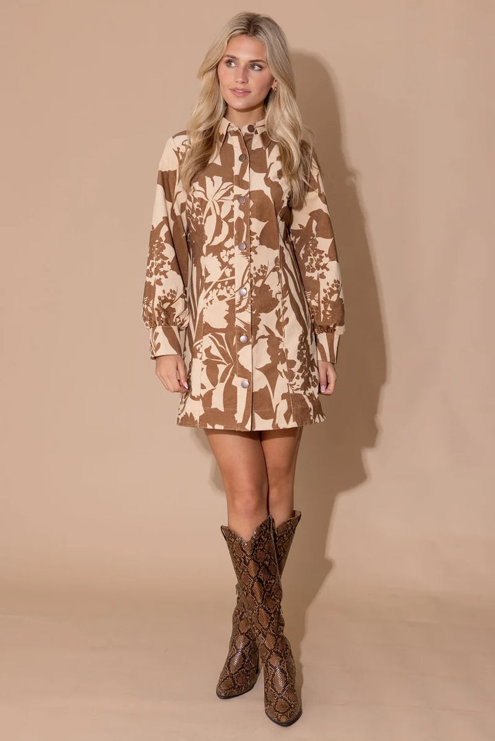 Harriet Dress - Sienna Shadow