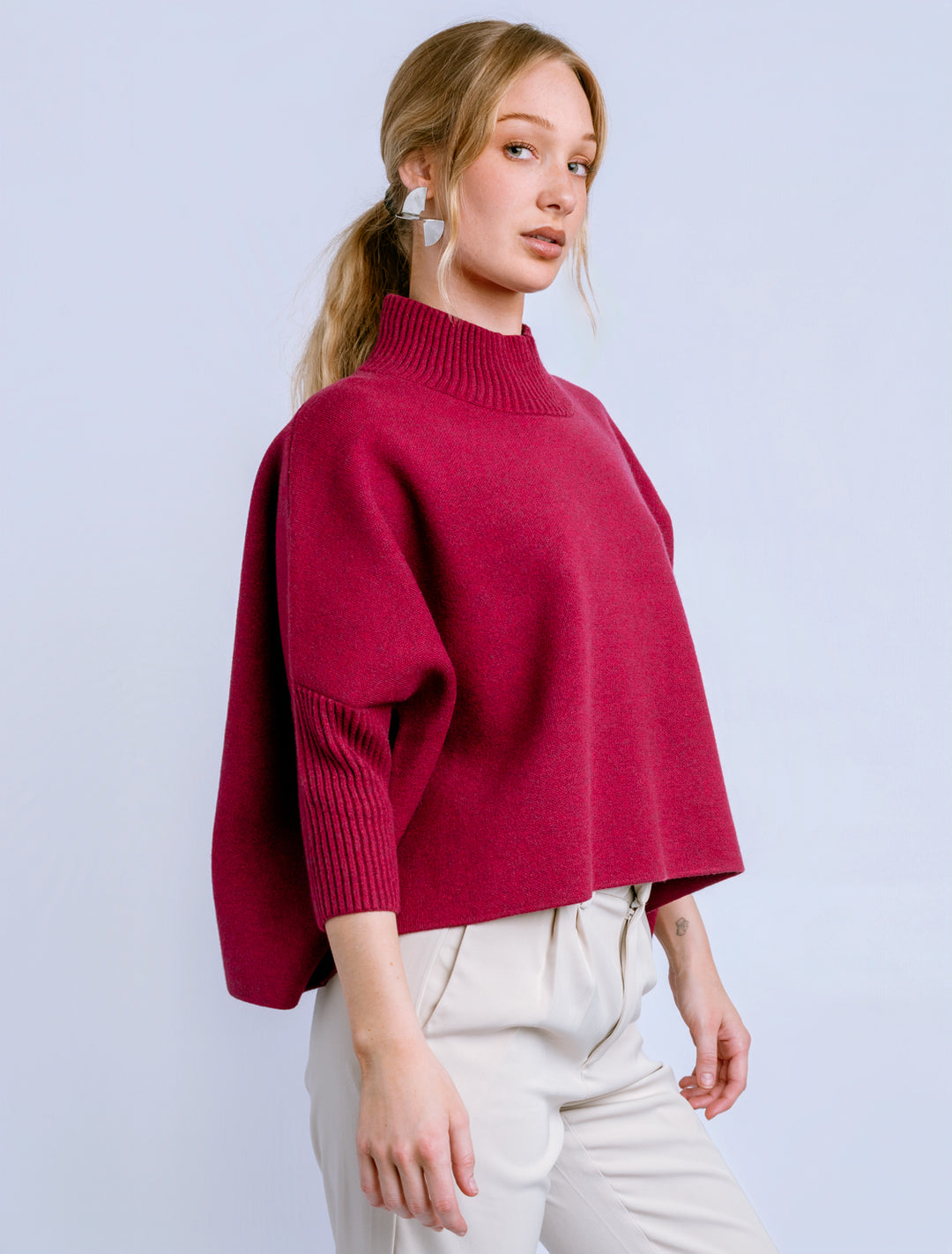 Aja Sweater | Hibiscus