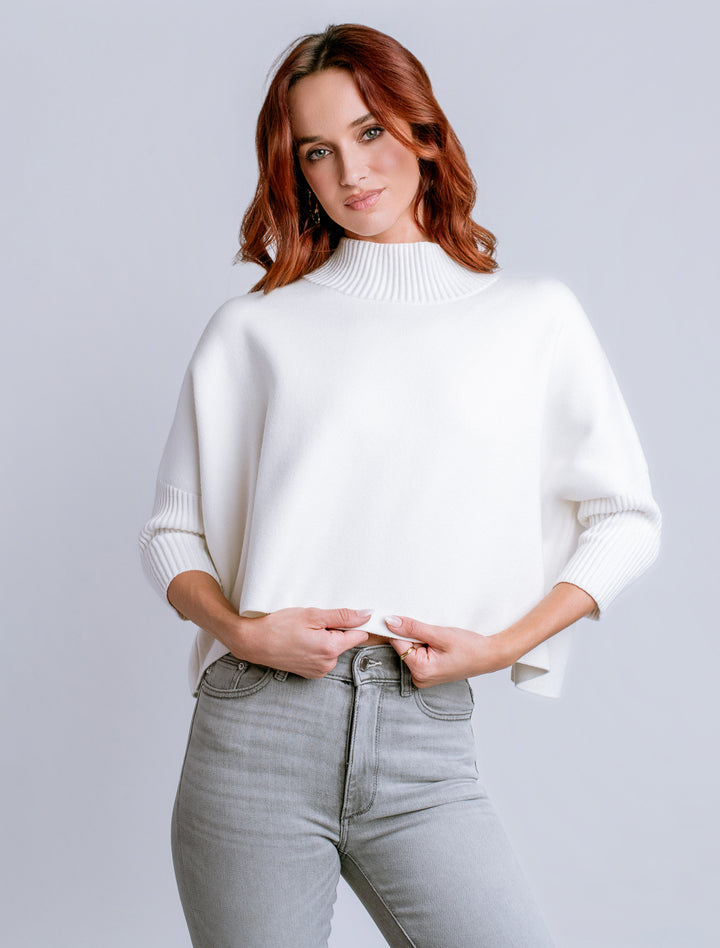 Aja Sweater | White