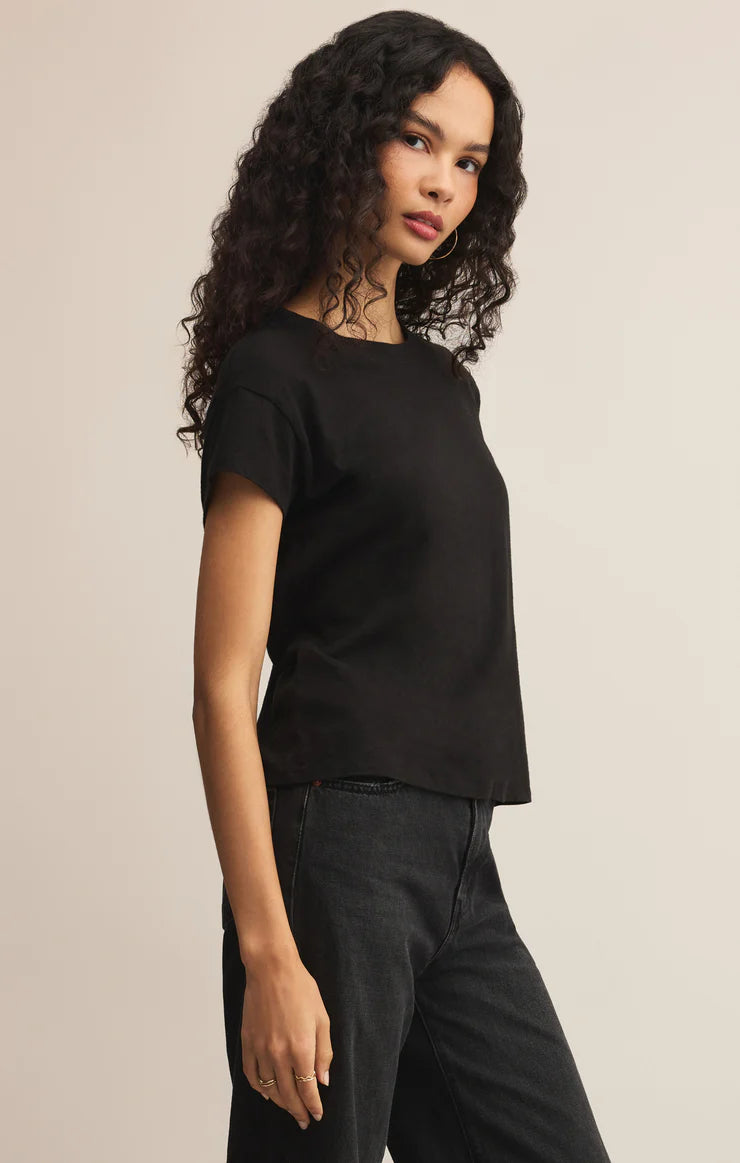 Modern Slub Tee | Black
