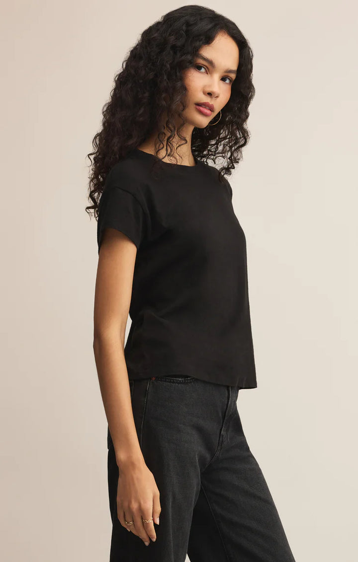 Modern Slub Tee | Black