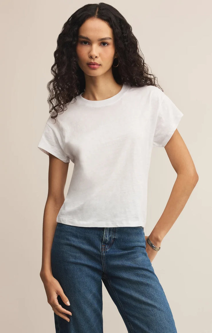 Modern Slub Tee | White