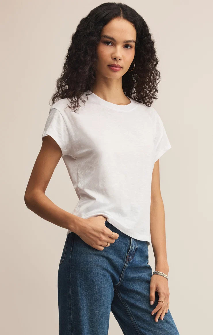 Modern Slub Tee | White