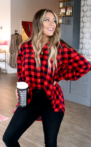 Winter Park Plaid Button Up