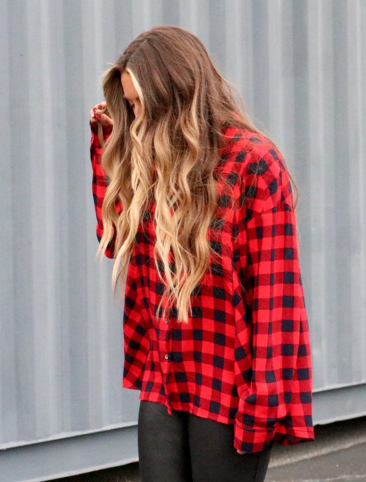 Winter Park Plaid Button Up