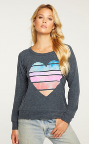 Painted Heart Sweatshirt - XS, S,M