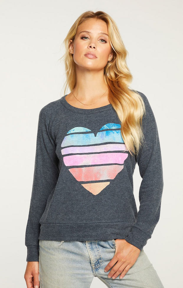 Painted Heart Sweatshirt - XS, S,M