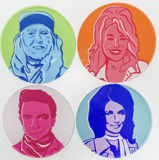 Country Legends Coaster Set