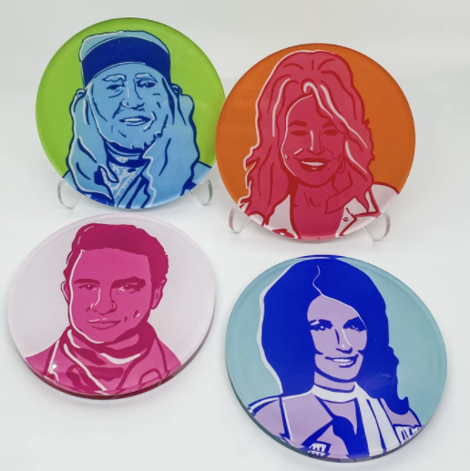 Country Legends Coaster Set