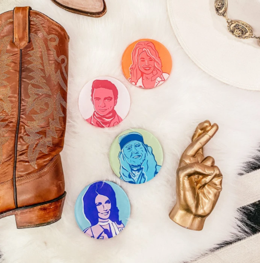 Country Legends Coaster Set