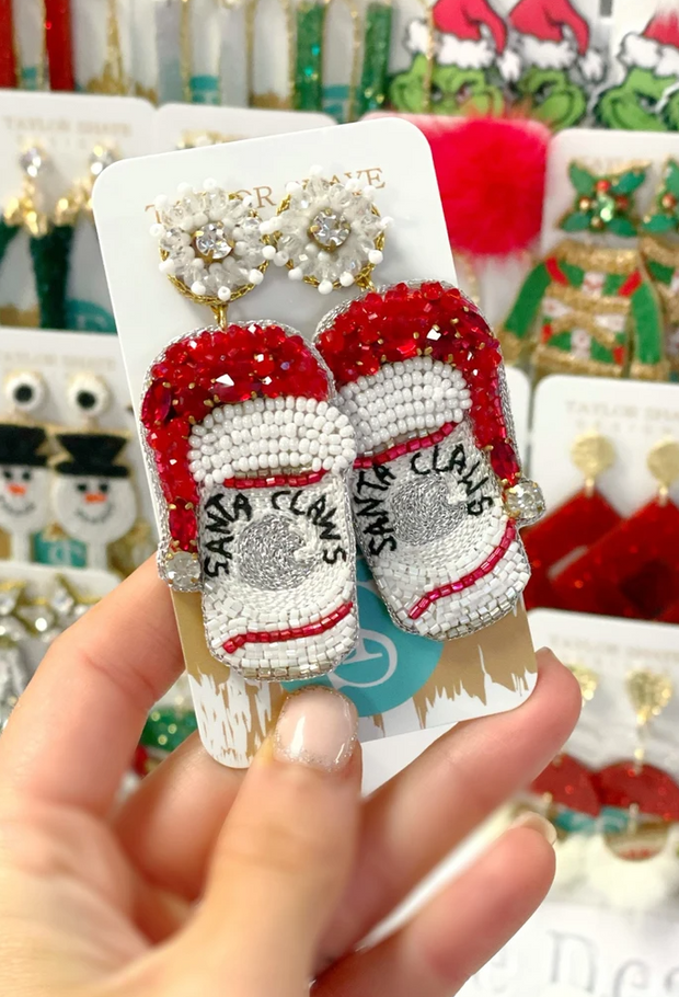 Santa Claws Earring