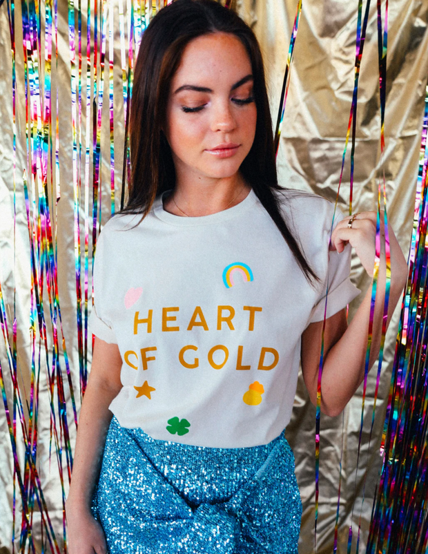 Heart of Gold Tee - S