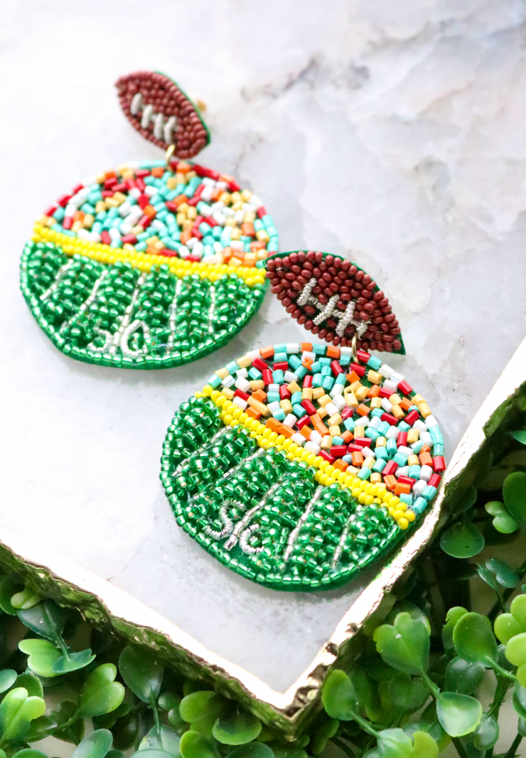 50 Yard Line Earring