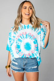 Cloud Tie-Dye Oversized Tee | Hangover Club - SMALL