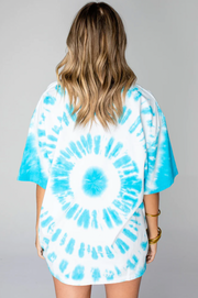 Cloud Tie-Dye Oversized Tee | Hangover Club - SMALL