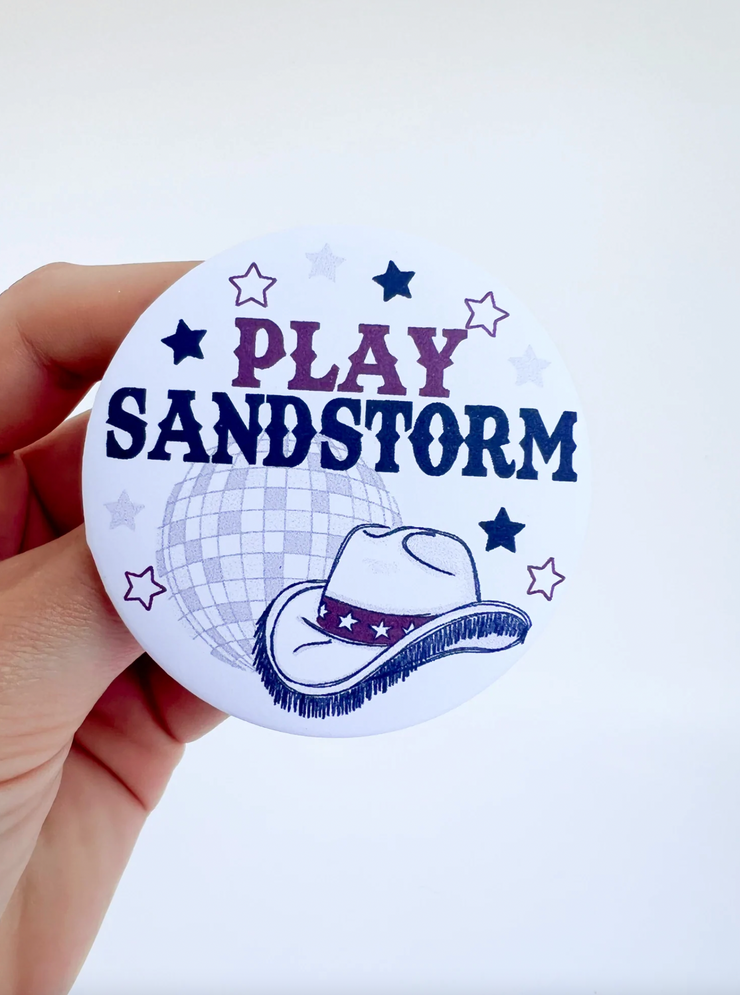 Gamecock Gameday Button | Play Sandstorm