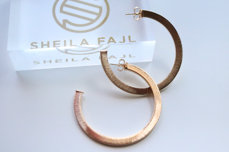 Elisa Hoops | Champagne Gold