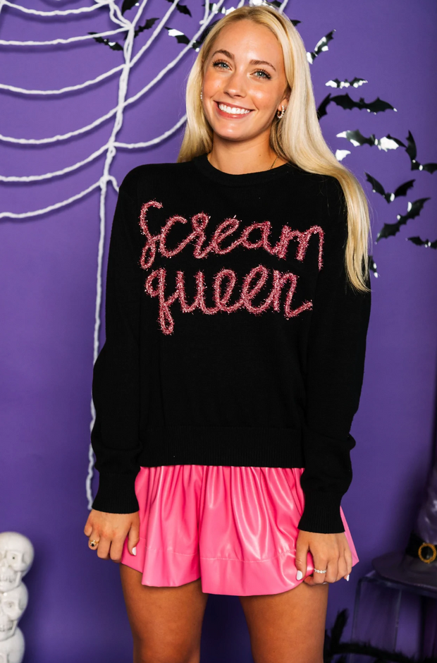 2023 SALE STYLE:: Scream Queen Sweater - SMALL