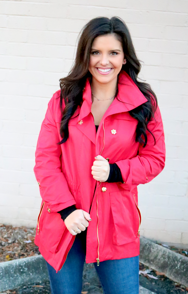 Tess Jacket | Red