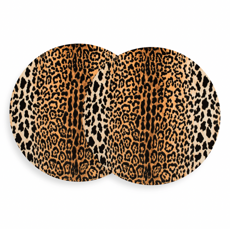 Leopard Print Coasters | Set of 2
