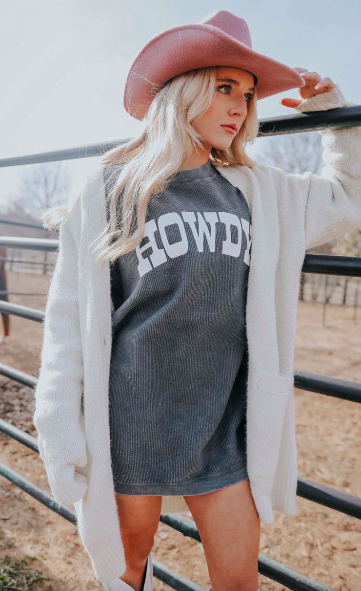 Howdy Corded Sweatshirt