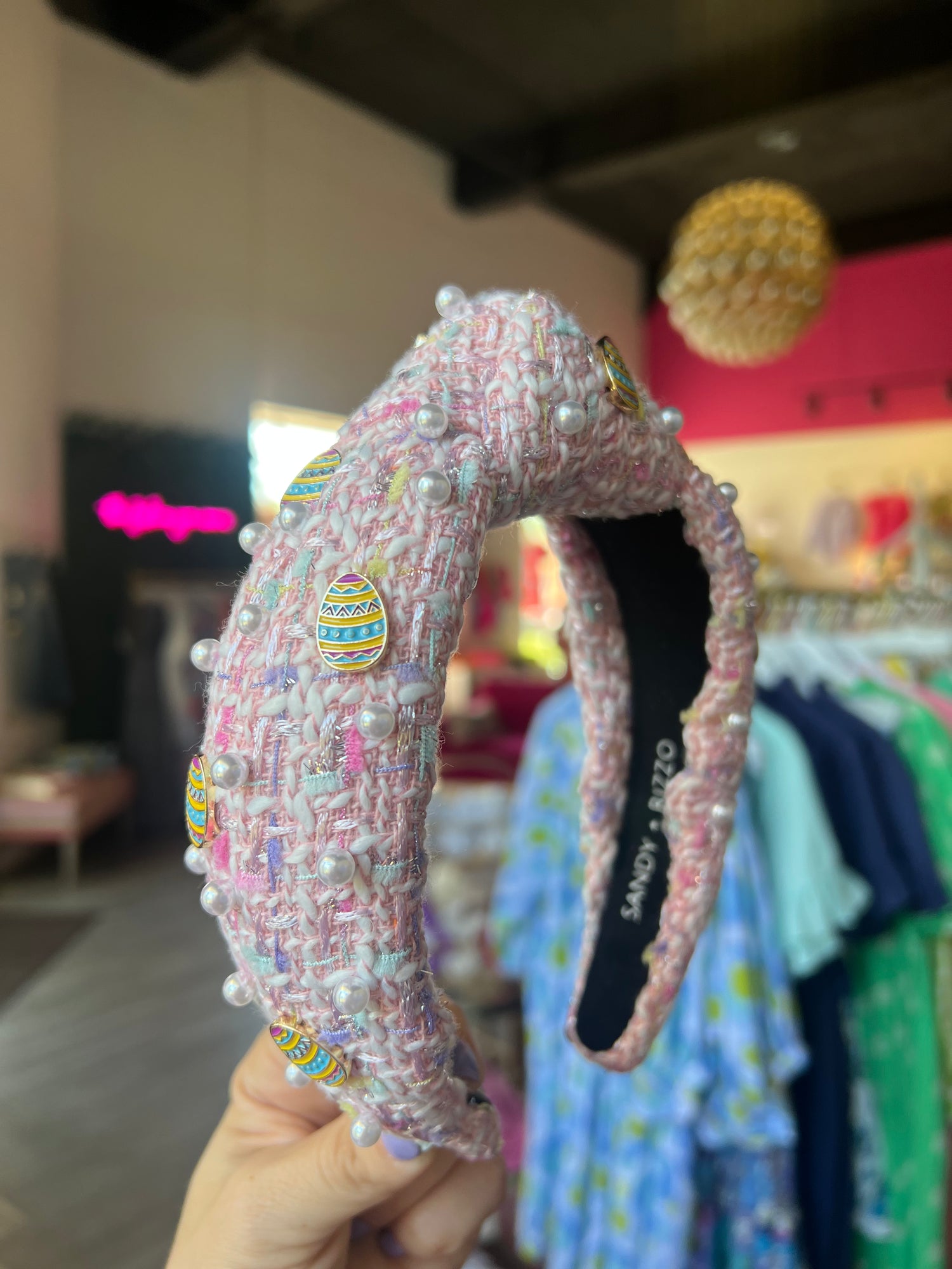 Easter Tweed Headband