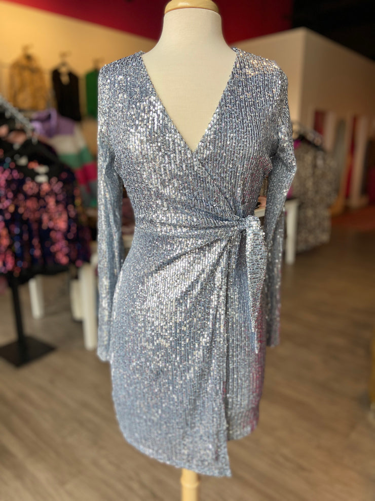 On the Rocks Sequin Dress - SMALL