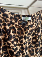 The Pleated Short | Brown Leopard - 10