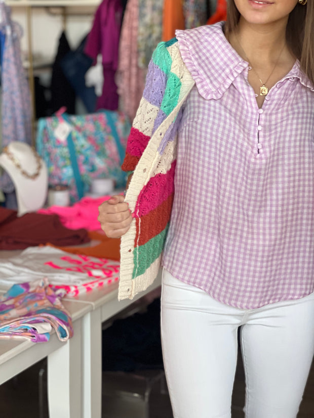 Spring Stripes Cardigan