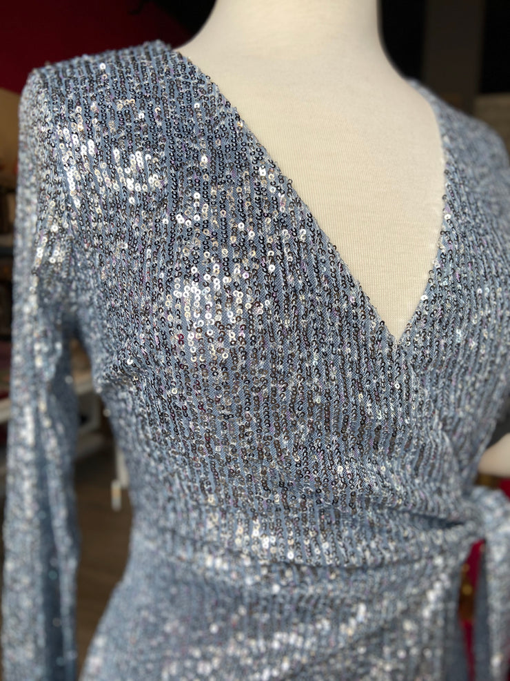 On the Rocks Sequin Dress - SMALL